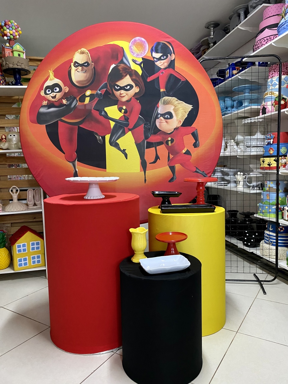 Kit Os Incríveis - Rosa Chiclete Loque e Decore