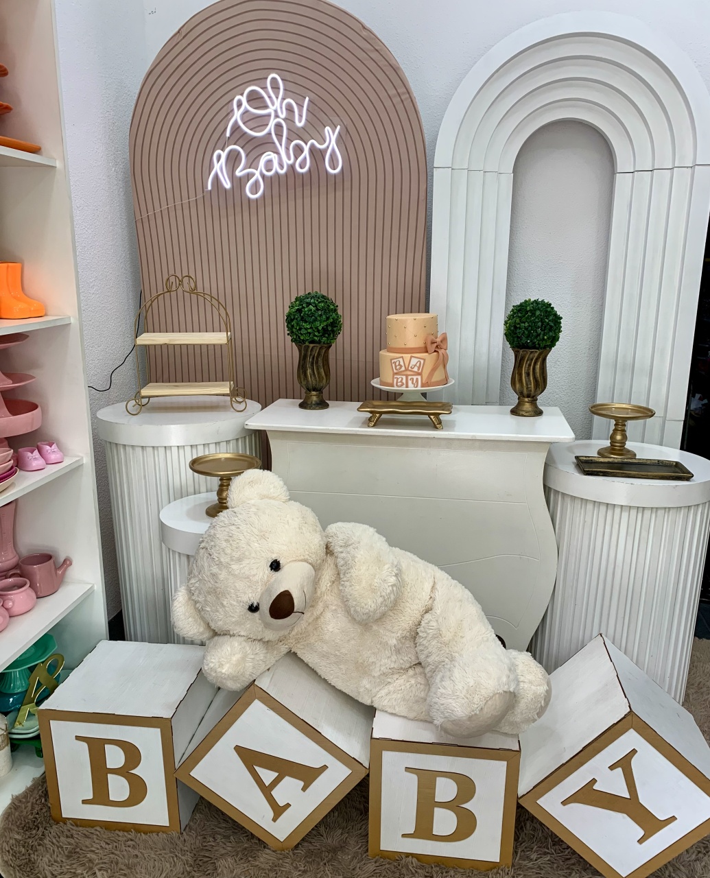 Kit Bege E Branco - Vernizzi Decorações 