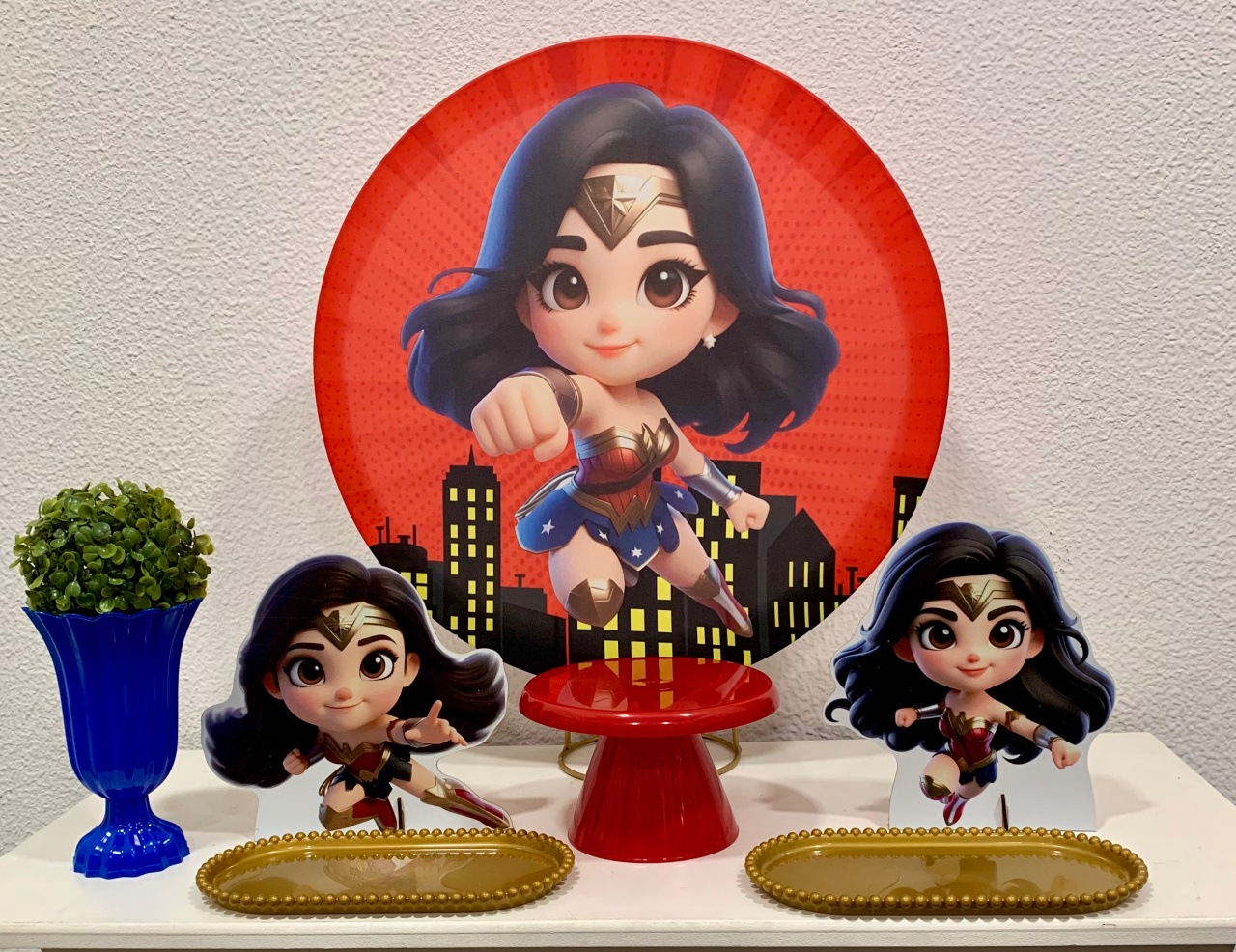 Mulher Maravilha Cut - Vernizzi Decorações 
