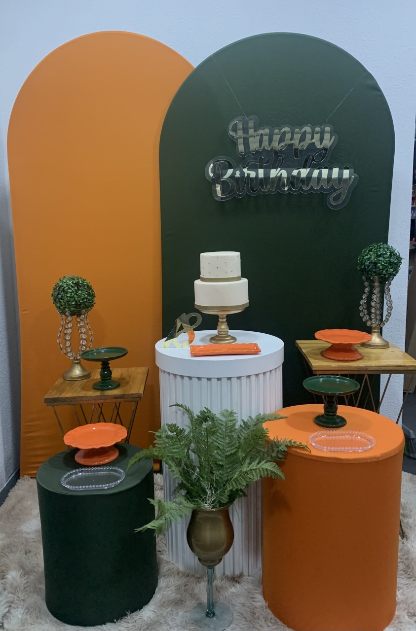 Laranja E Verde - Vernizzi Decorações 
