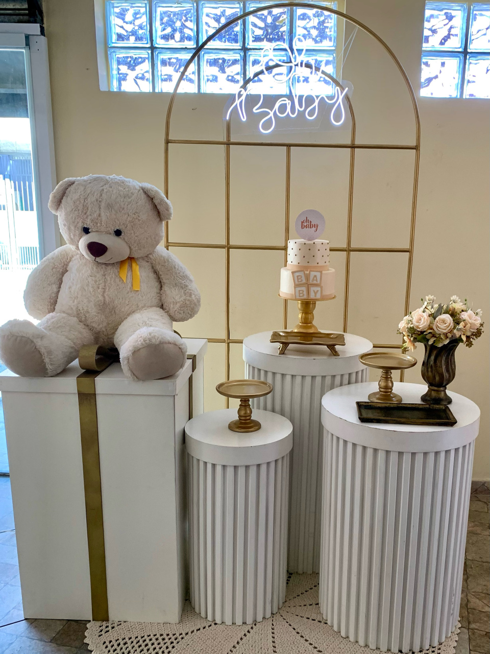 Revelação Urso Caixa - Vernizzi Decorações 