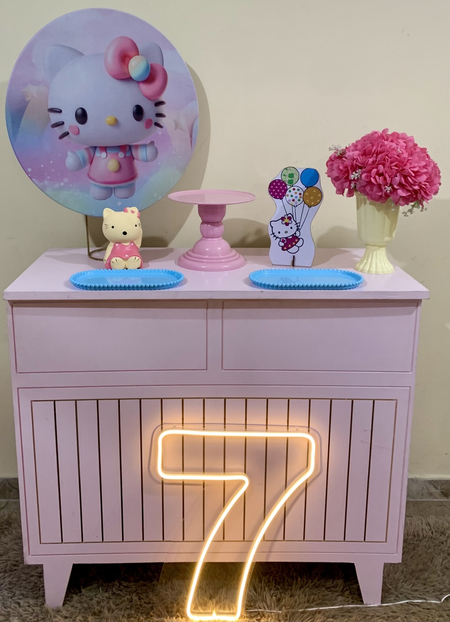 Hello Kitty Mesa E Led - Vernizzi Decorações 