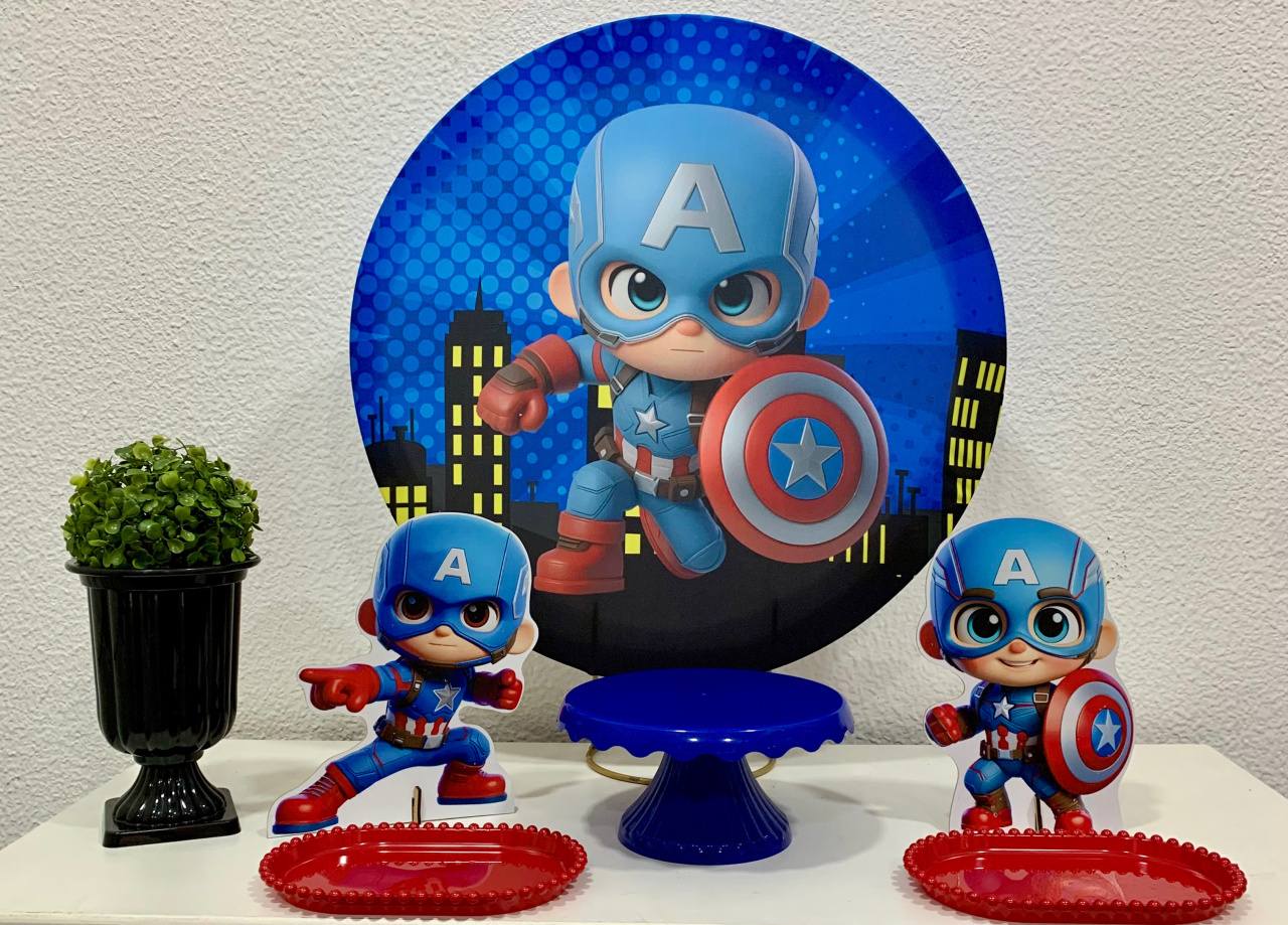 Capitão América Cut - Vernizzi Decorações 