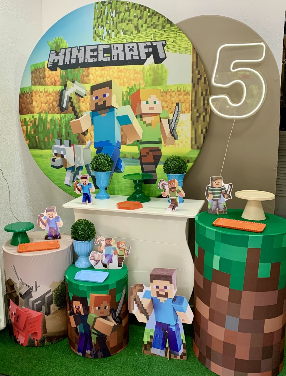 Minecraft Ouro - Vernizzi Decorações 