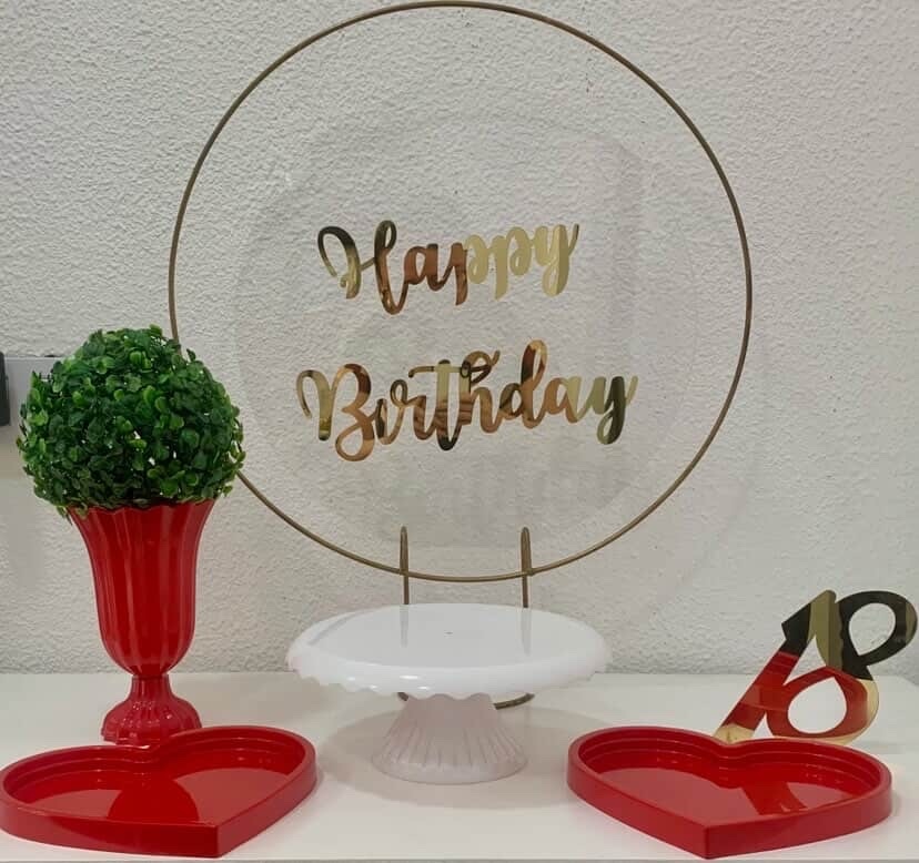 Happy Acrílico - Vernizzi Decorações 