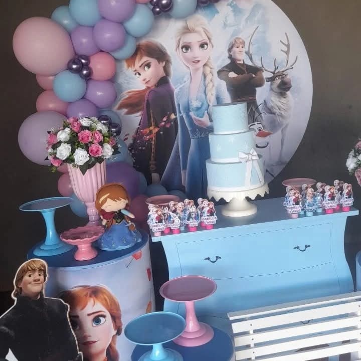 Decoraçao Frozen - FRANCIANI  neres virgens