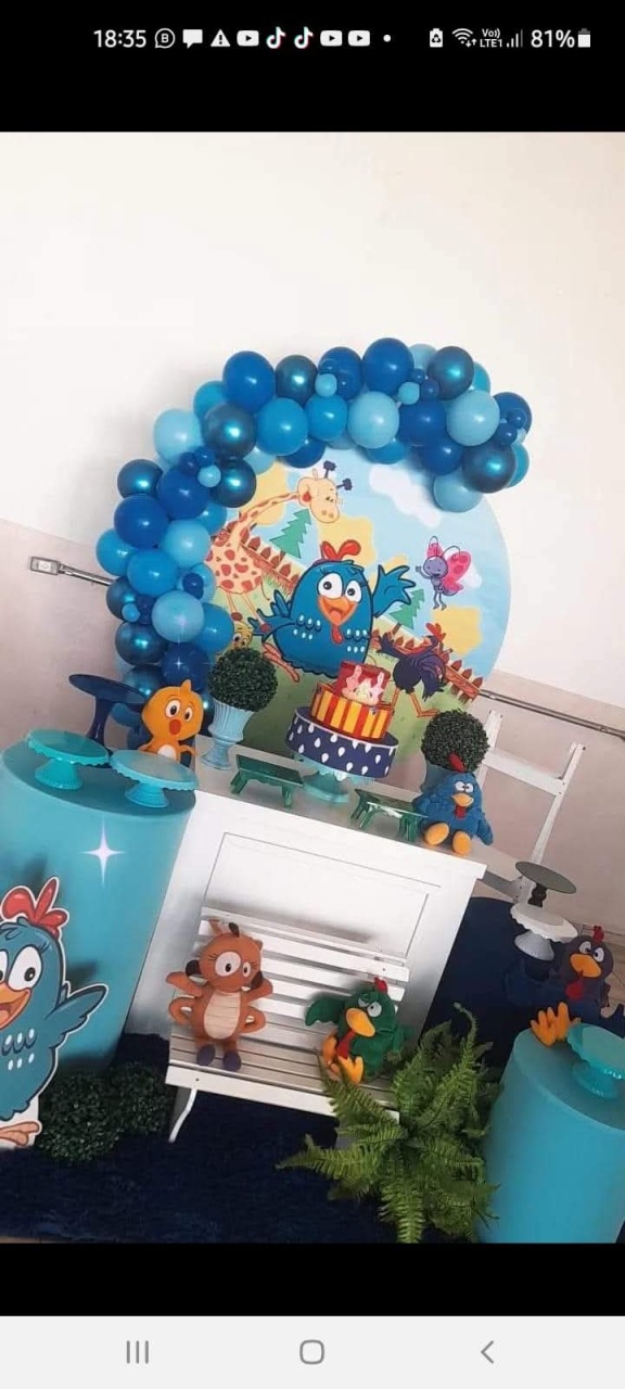 Decoracçao Galinha Pintadinha - FRANCIANI  neres virgens