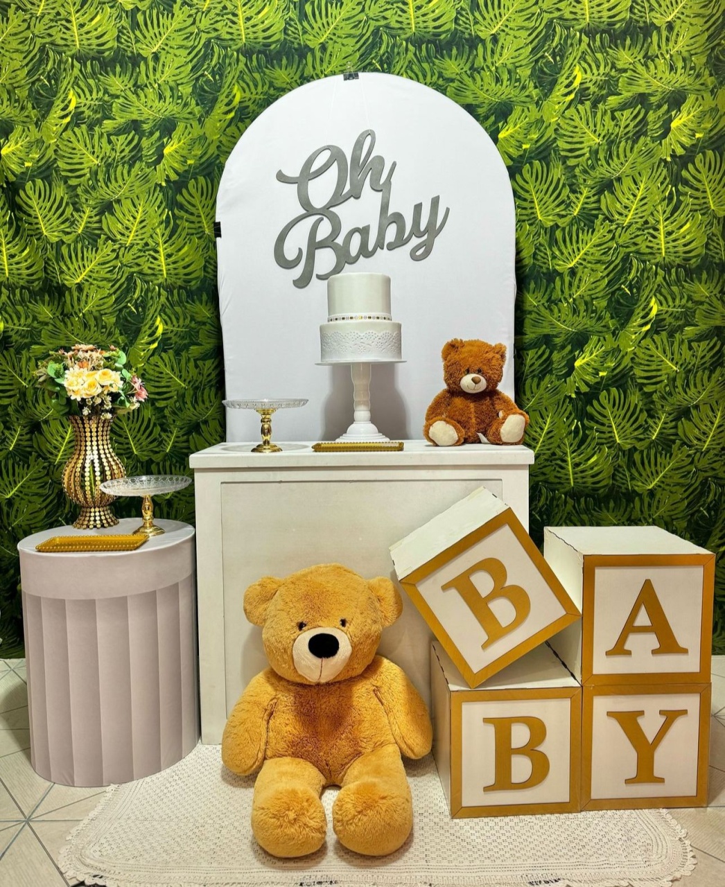 Cha de Bebe Urso Nude - QueroFesta