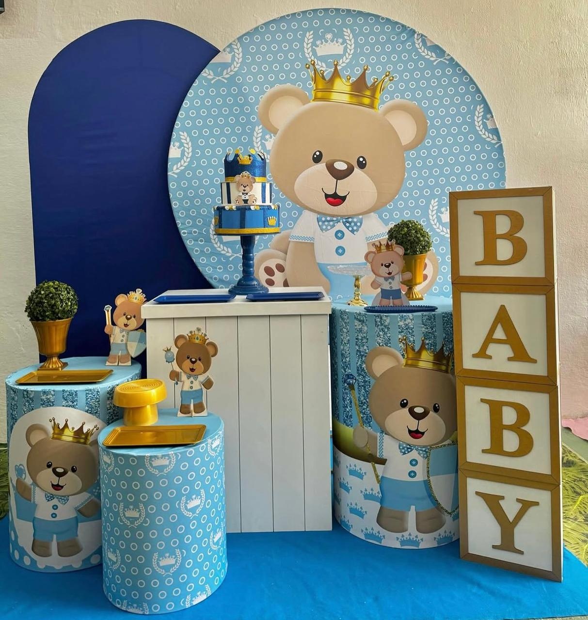 Cha de Bebe Principe Urso - QueroFesta
