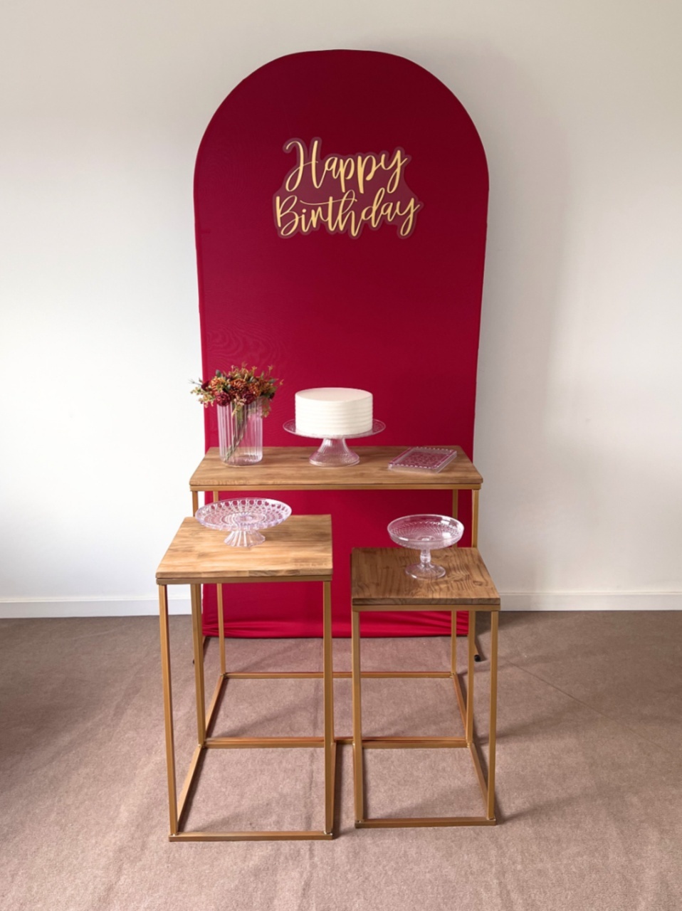 Kit Happy Birthday Vermelho - AVELÃ DECOR