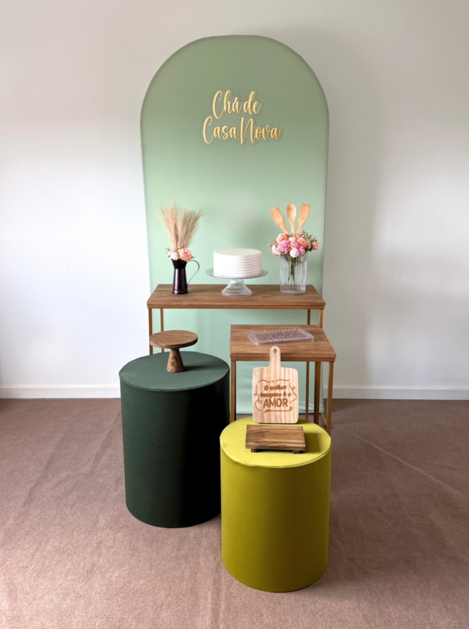 Kit Chá de Casa Nova Verde (1) - AVELÃ DECOR