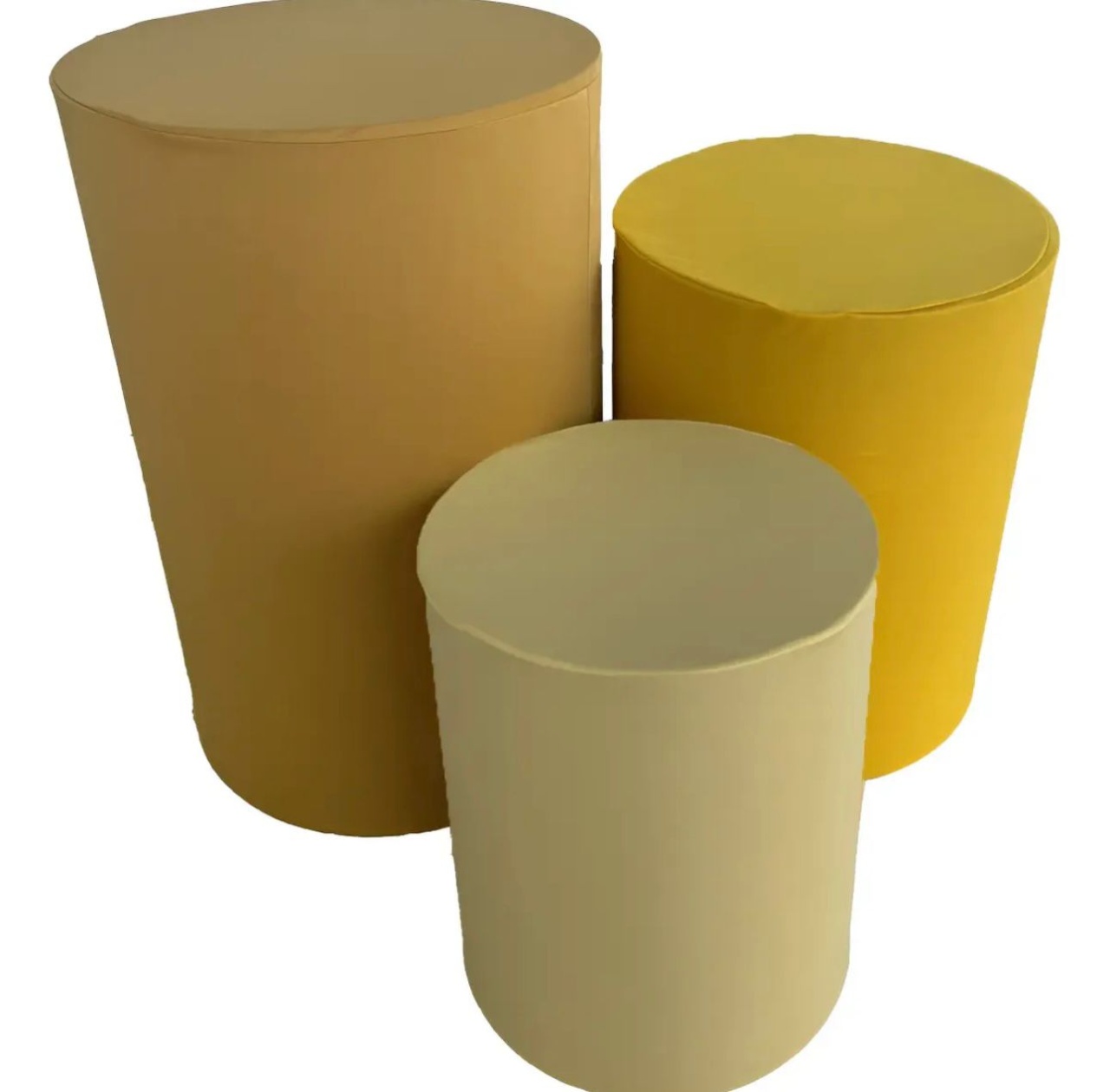 Capas Para Cilindro 3 Tons de Amarelo - Meu acervo 