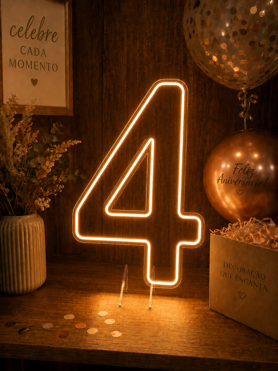 Número de Led 4 - Meu acervo 