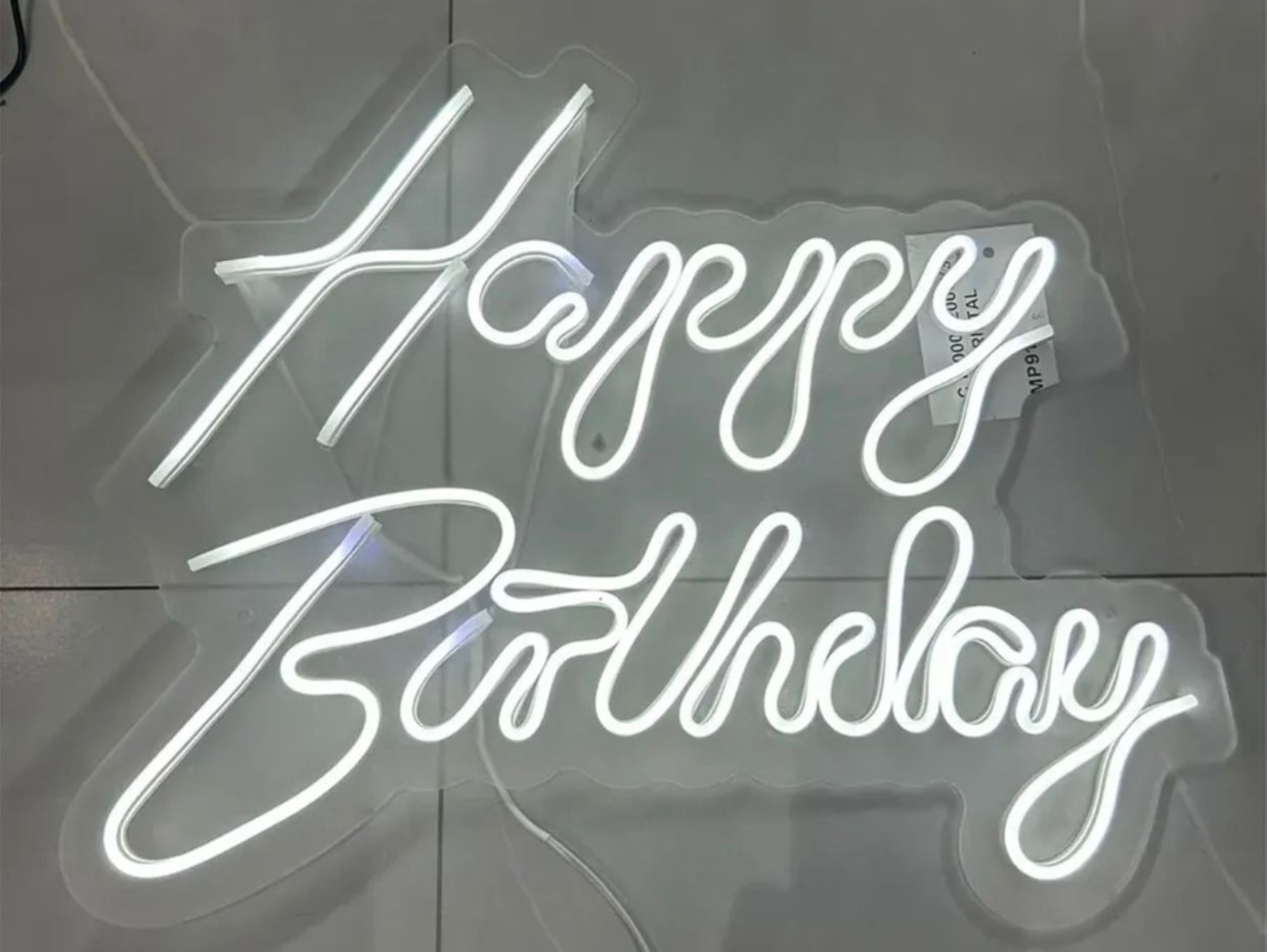 Led Happy Birthday - Meu acervo 