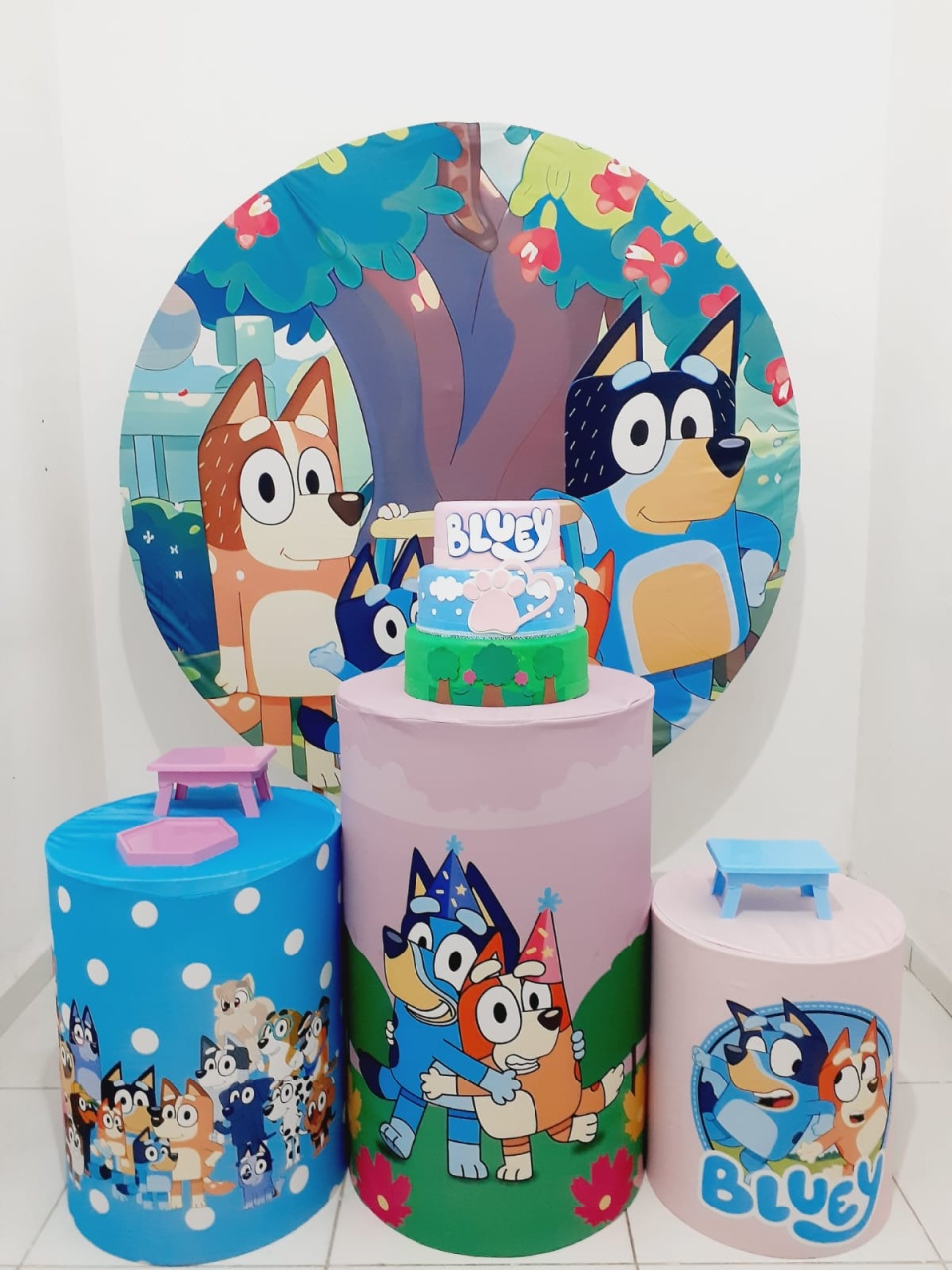 Kit Bronze Bluey - KaypemiLocações 