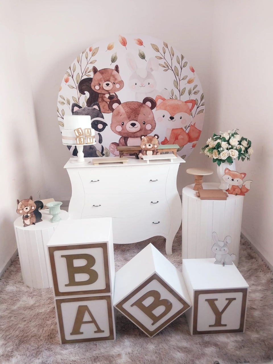 Chá de Bebê Bosque - KaypemiLocações 