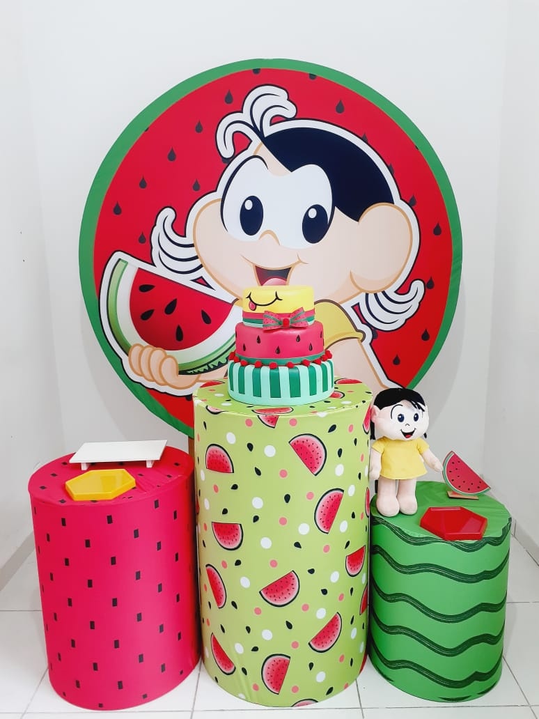 Kit Bronze Magali Fundo Vermelho - KaypemiLocações 