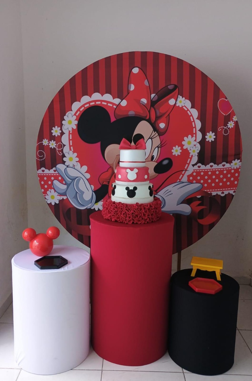 Kit Bronze Minnie Vermelha - KaypemiLocações 