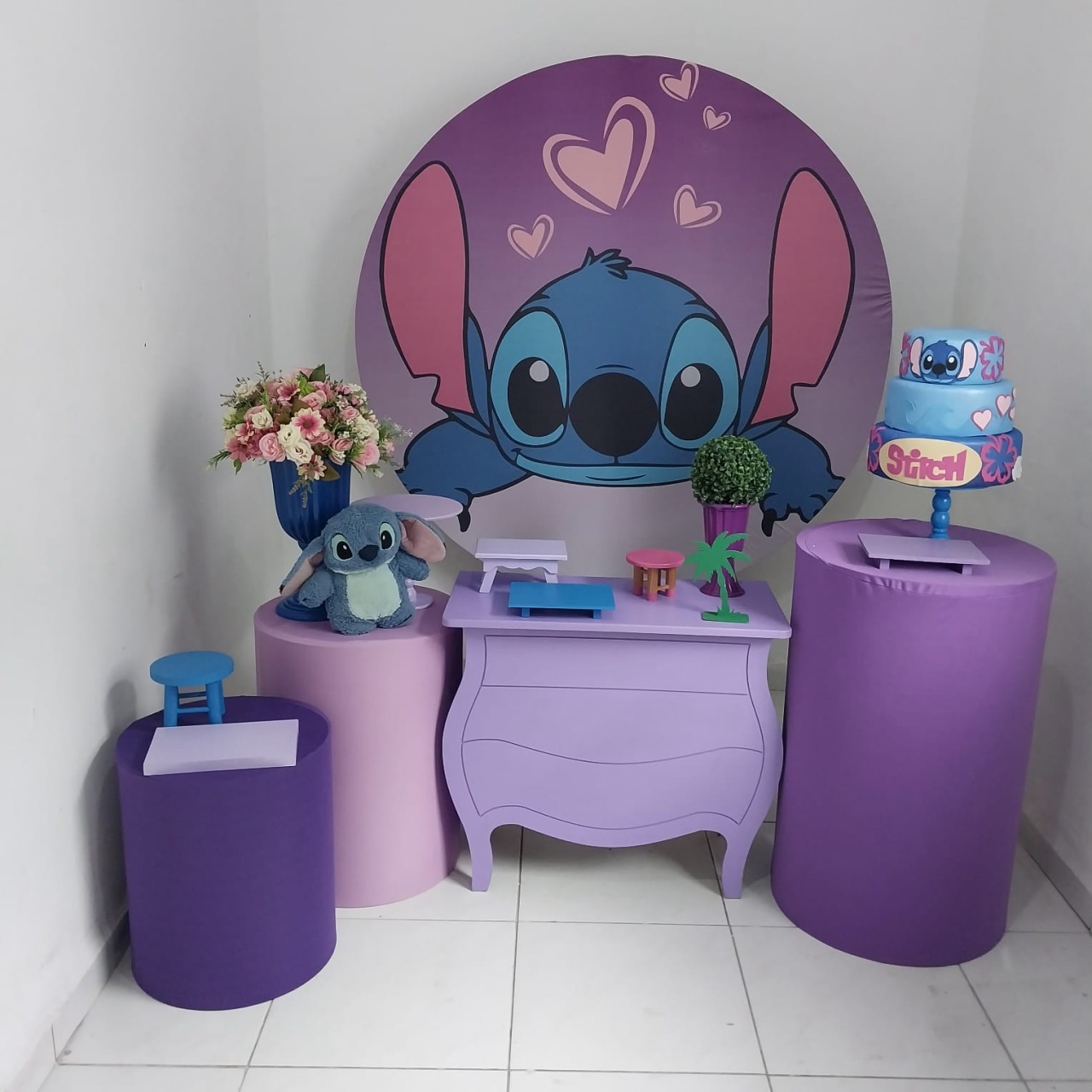 Kit Ouro Stitch Lilas - KaypemiLocações 