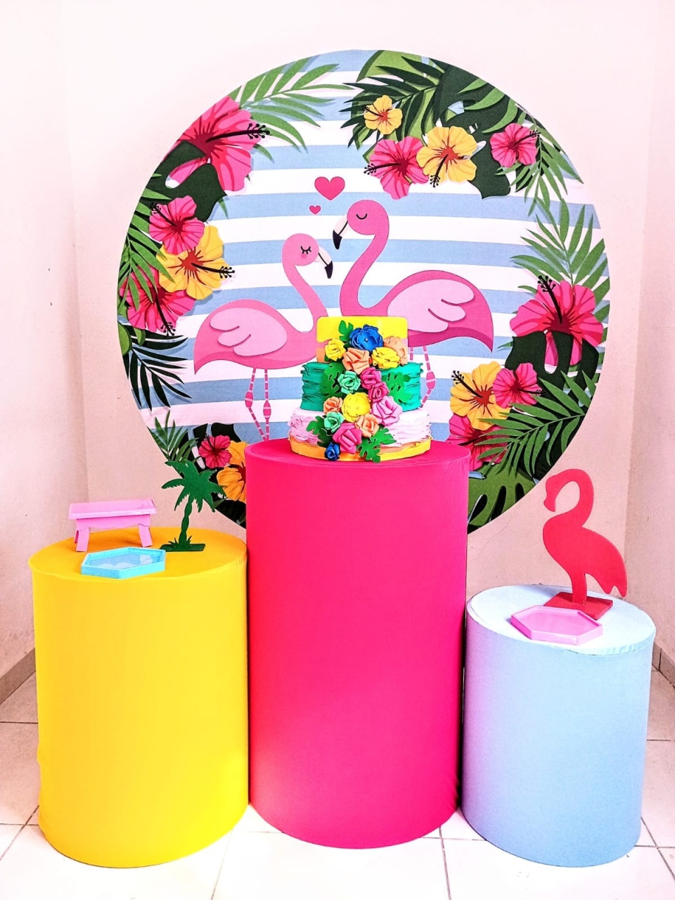 Kit Bronze Flamingo - KaypemiLocações 