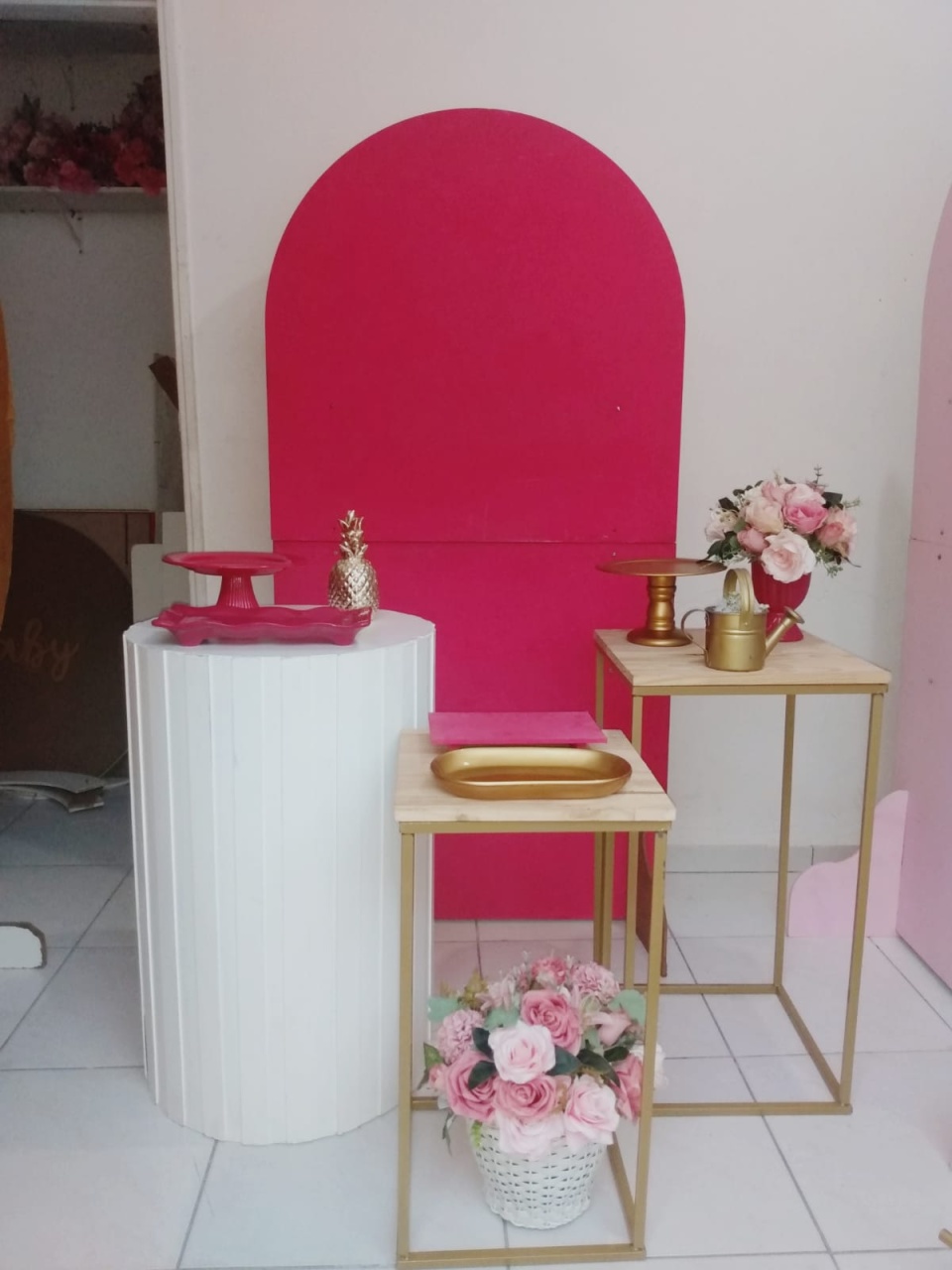 Kit Romano Pink - KaypemiLocações 