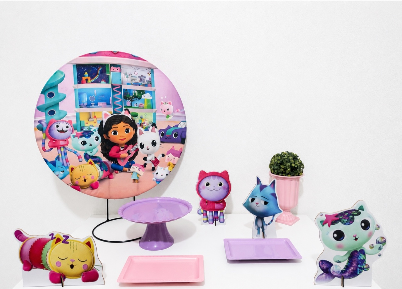 Kit de Mesa Casa Mágica da Gabi - Mundo dos Sonhos