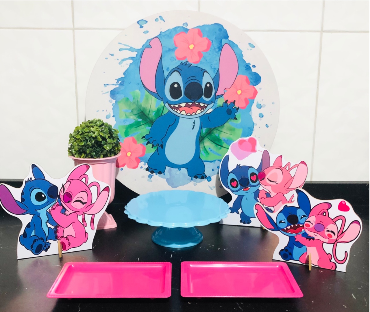 Kit de Mesa Stitch - Mundo dos Sonhos
