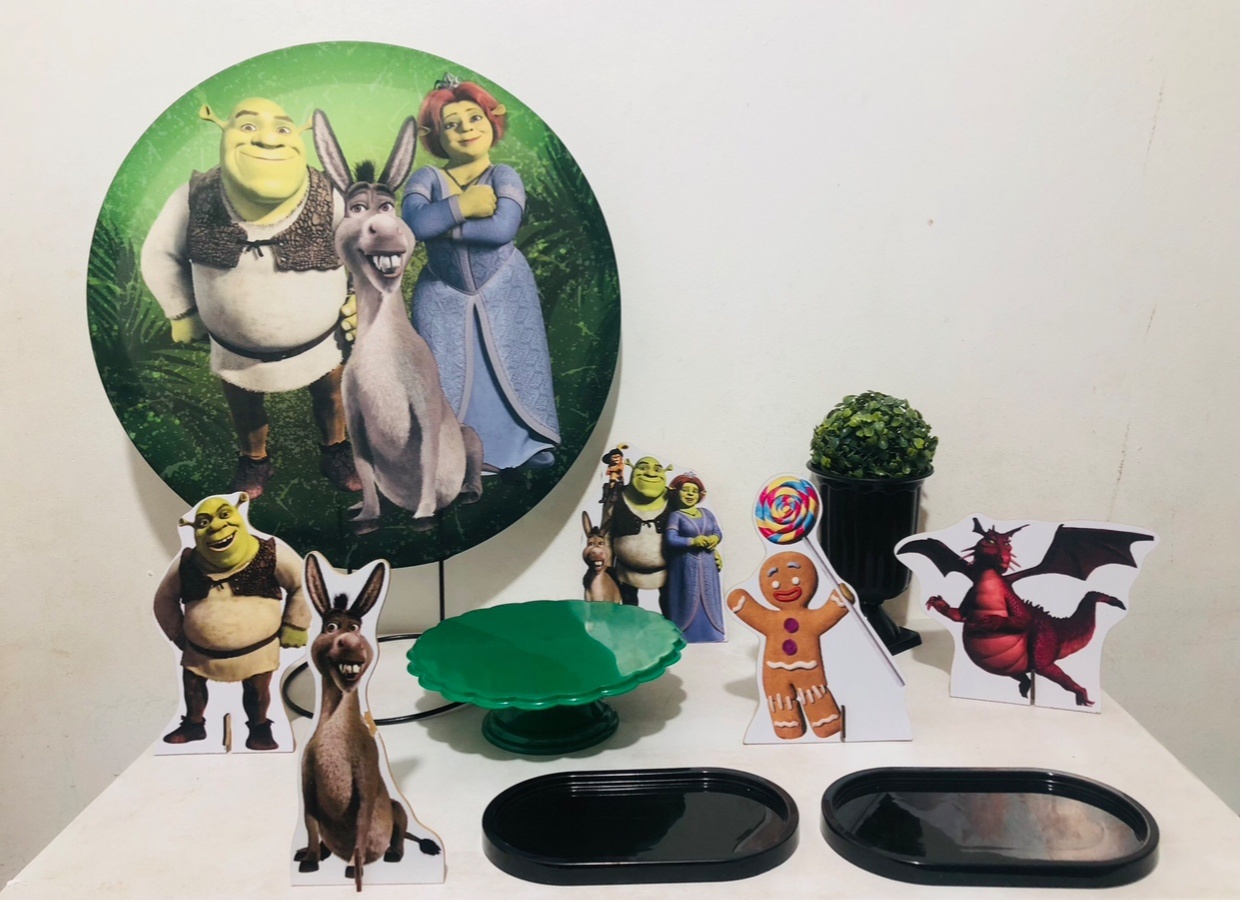 Kit de Mesa Shrek - Mundo dos Sonhos