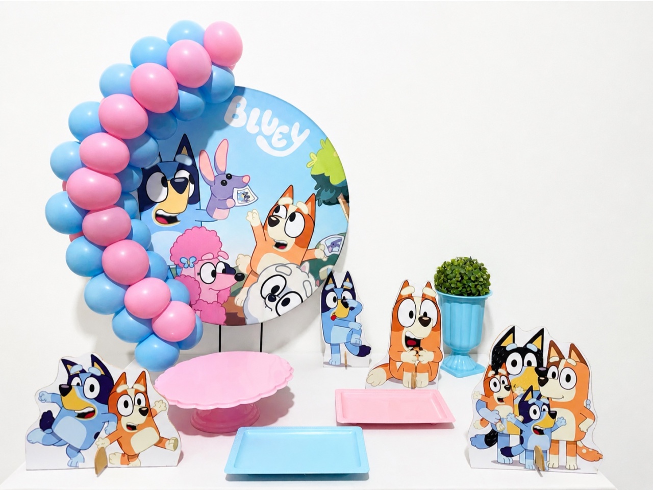 Kit de Mesa Bluey - Mundo dos Sonhos