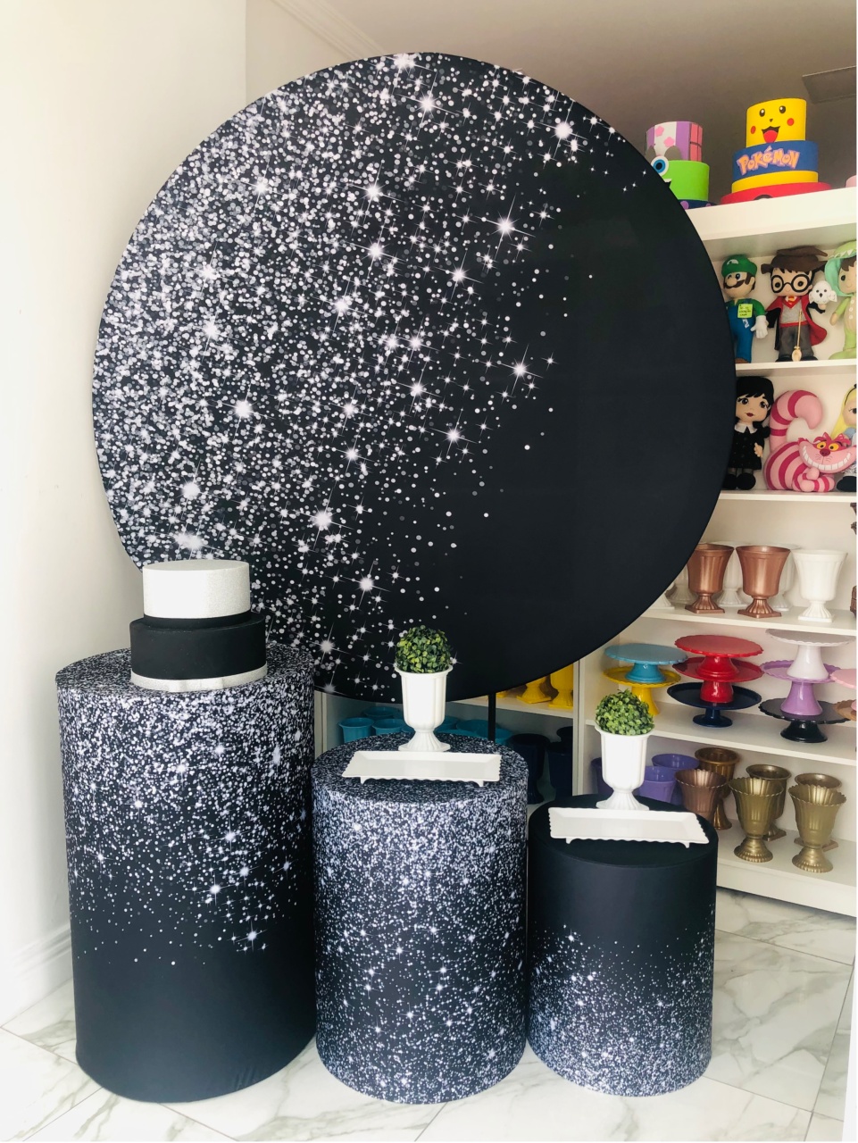 Brilho Preto Com Prata - Mundo dos Sonhos