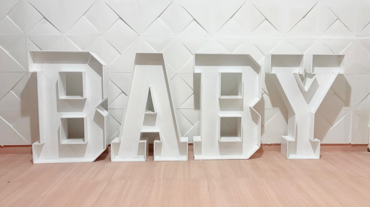 Letras Baby 80Cm - Mundo dos Sonhos