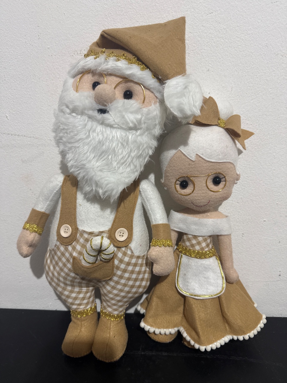 Feltro Papai E Mamãe Noel Clin - Mundo dos Sonhos
