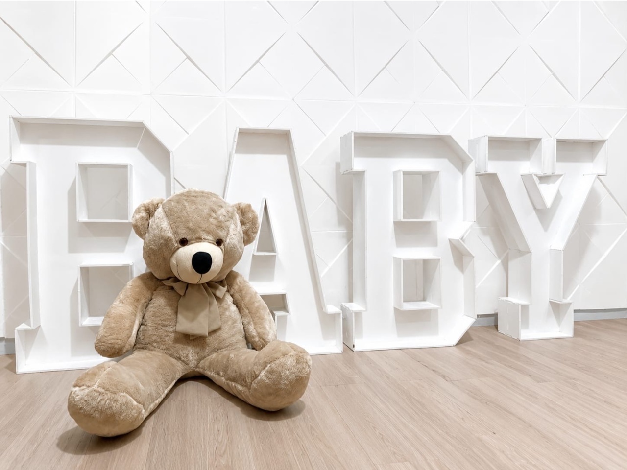 Letras Baby + Urso - Mundo dos Sonhos