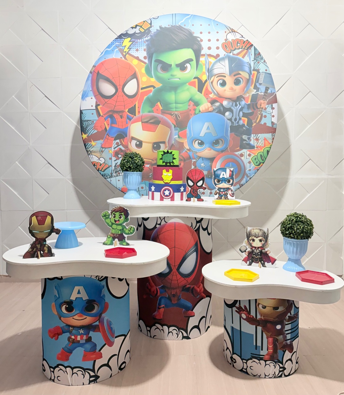 Vingadores Baby Kit Orgânico - Mundo dos Sonhos