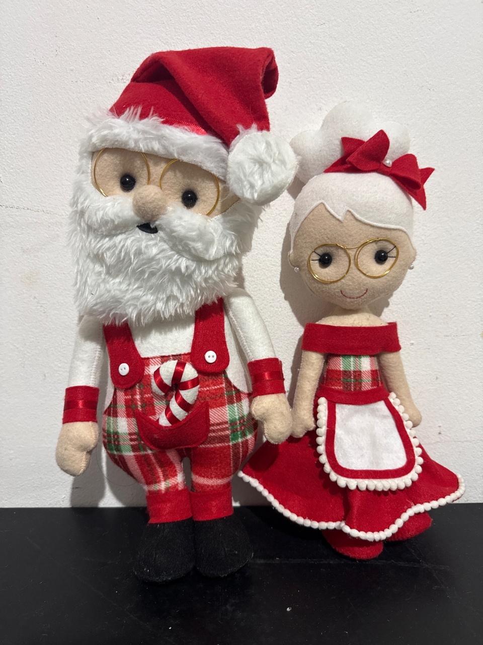 Feltro Papai E Mamãe Noel - Mundo dos Sonhos