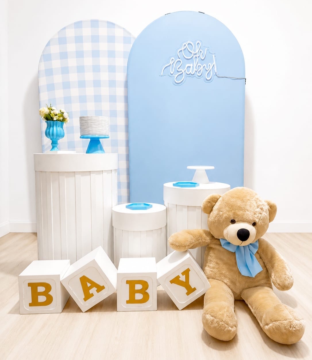 Urso Baby Com Cubos - Mundo dos Sonhos