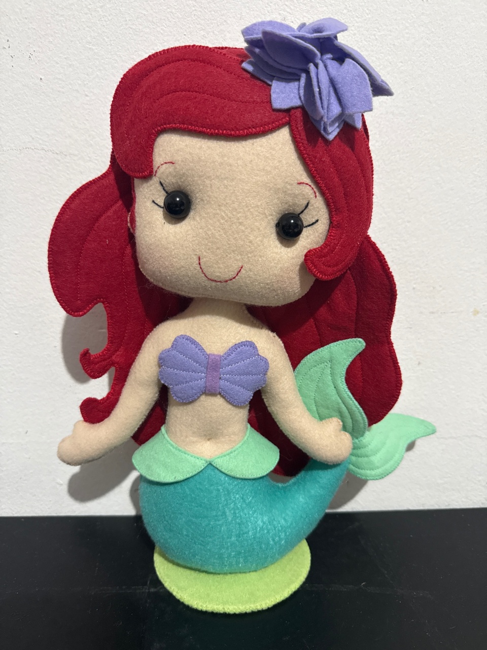 Feltro Princesa Ariel - Mundo dos Sonhos