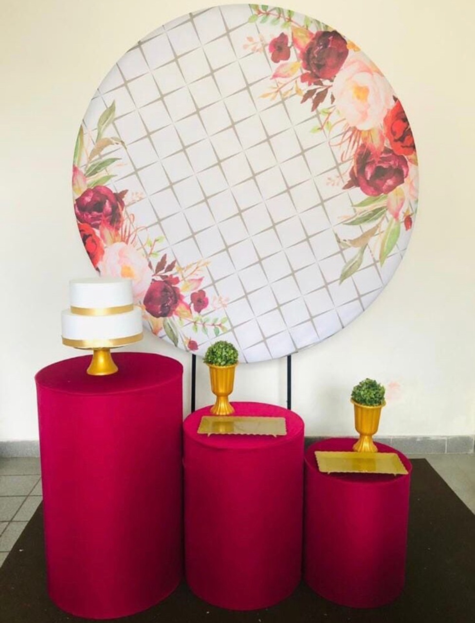 Floral Vinho 2 - Mundo dos Sonhos