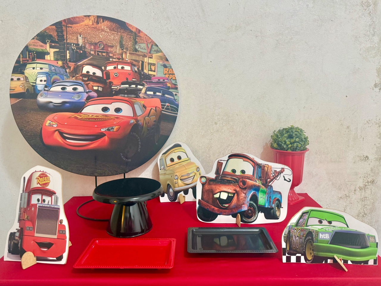 Kit de Mesa Carros - Mundo dos Sonhos