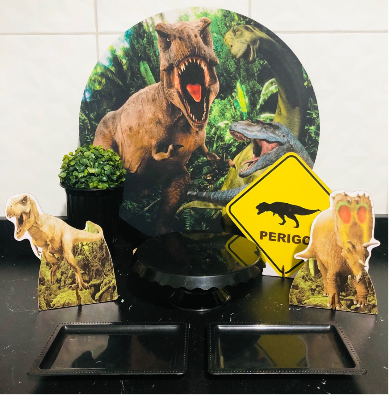Kit de Mesa Dinossauro - Mundo dos Sonhos