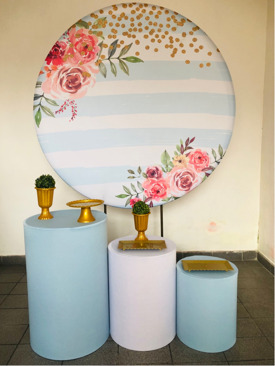 Floral Azul Claro - Mundo dos Sonhos