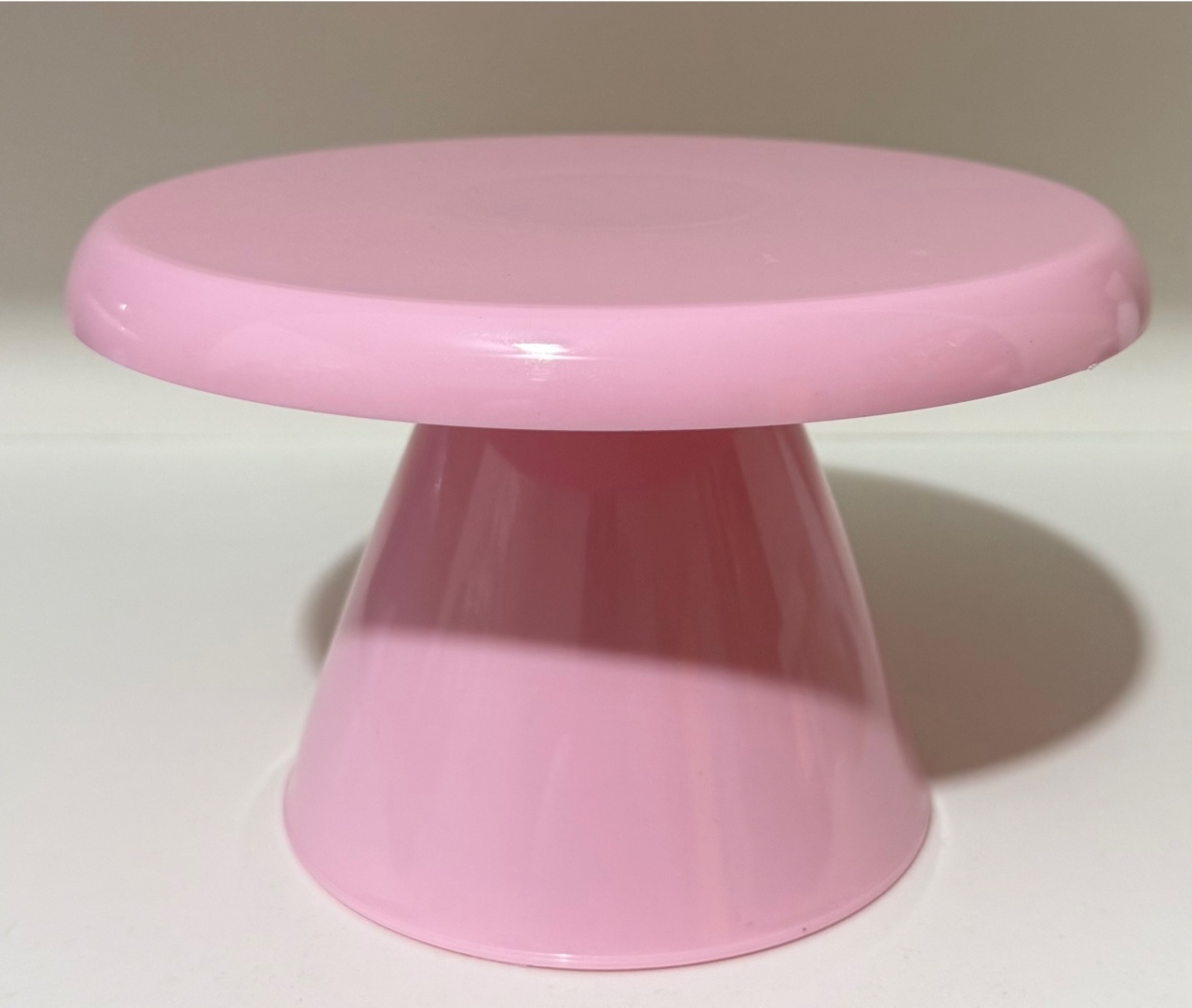 Boleira Cogumelo Rosa Bebê 17Cm - Mundo dos Sonhos