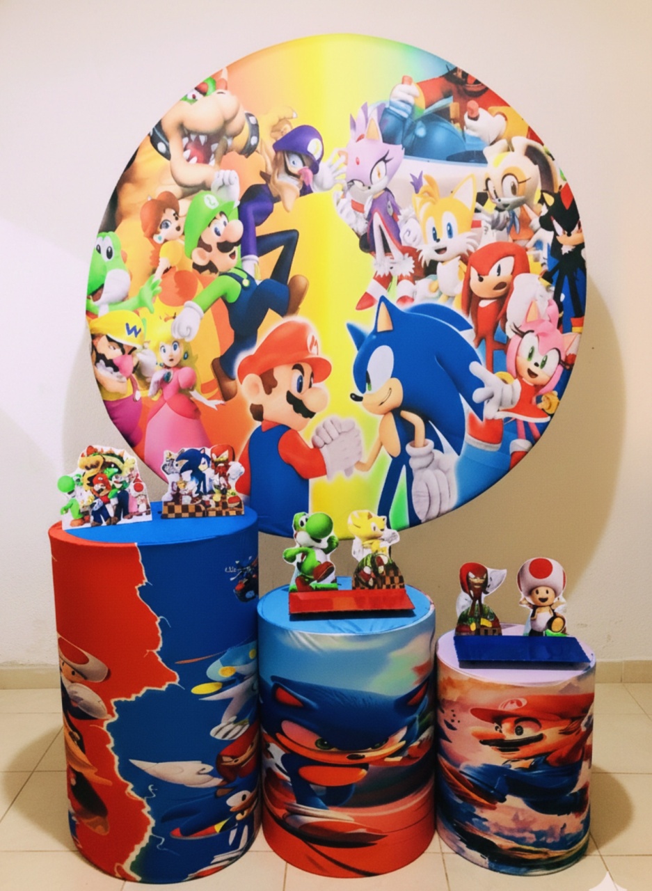 Turma Do Sonic E Mário - Mundo dos Sonhos
