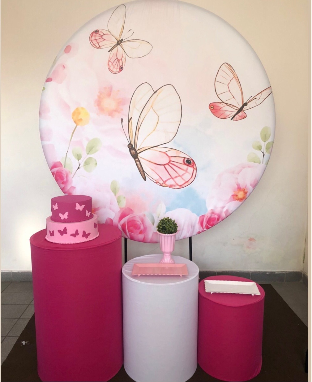 Borboleta Rosa - Mundo dos Sonhos