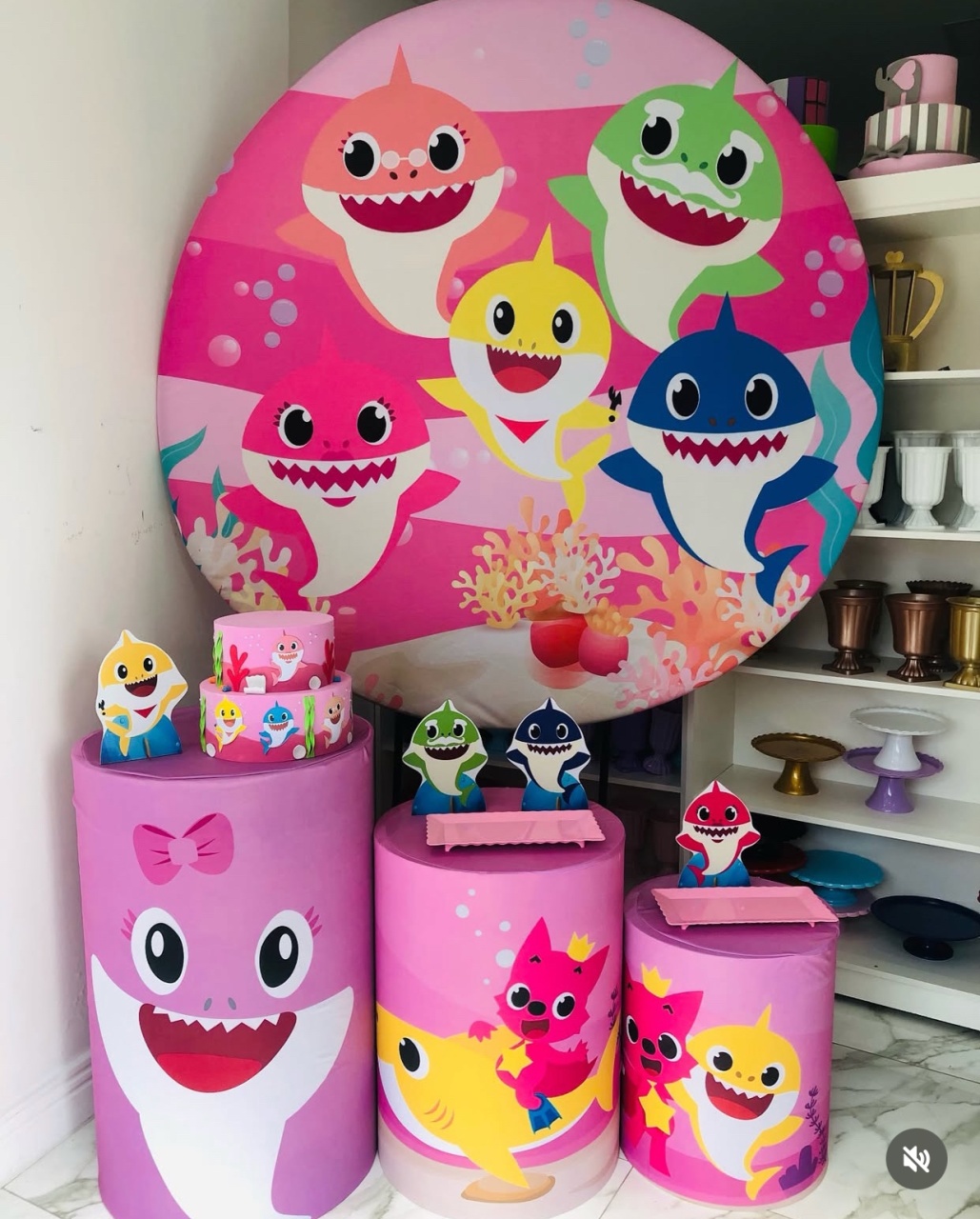 Baby Shark Rosa - Mundo dos Sonhos