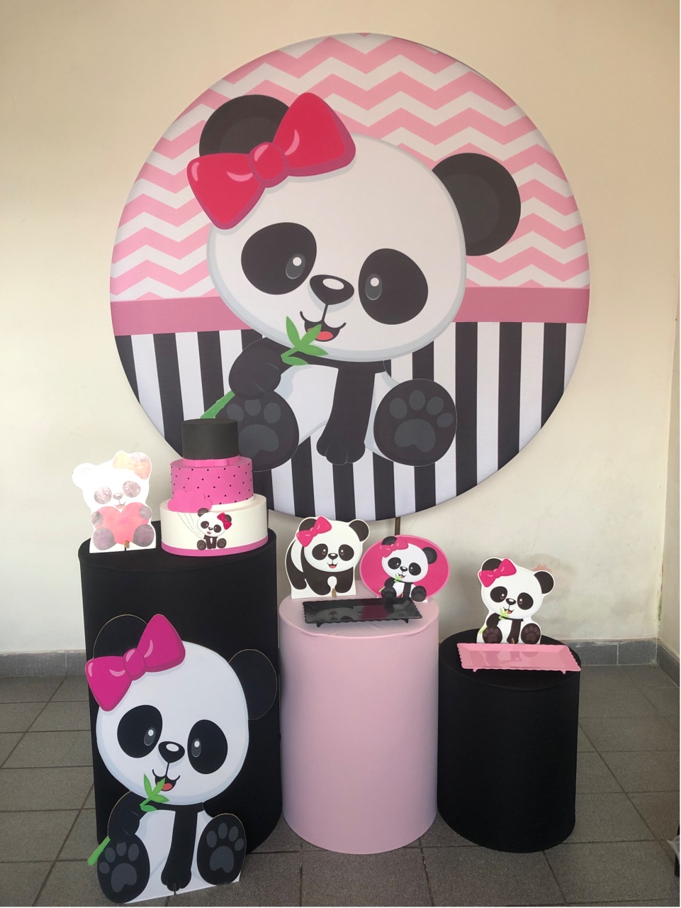 Ursa Panda Rosa - Mundo dos Sonhos