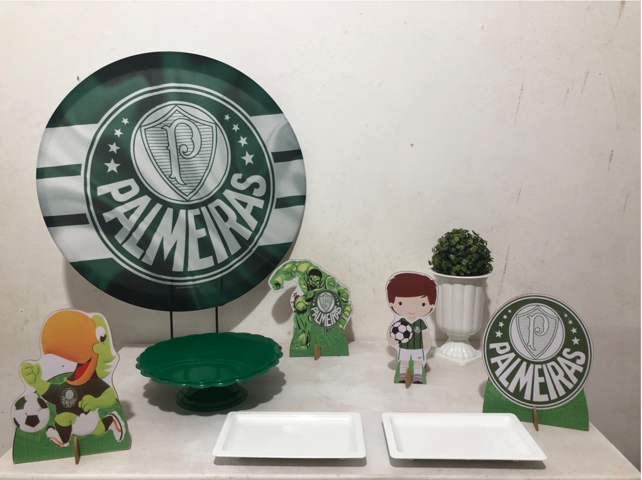 Kit de Mesa Palmeiras - Mundo dos Sonhos