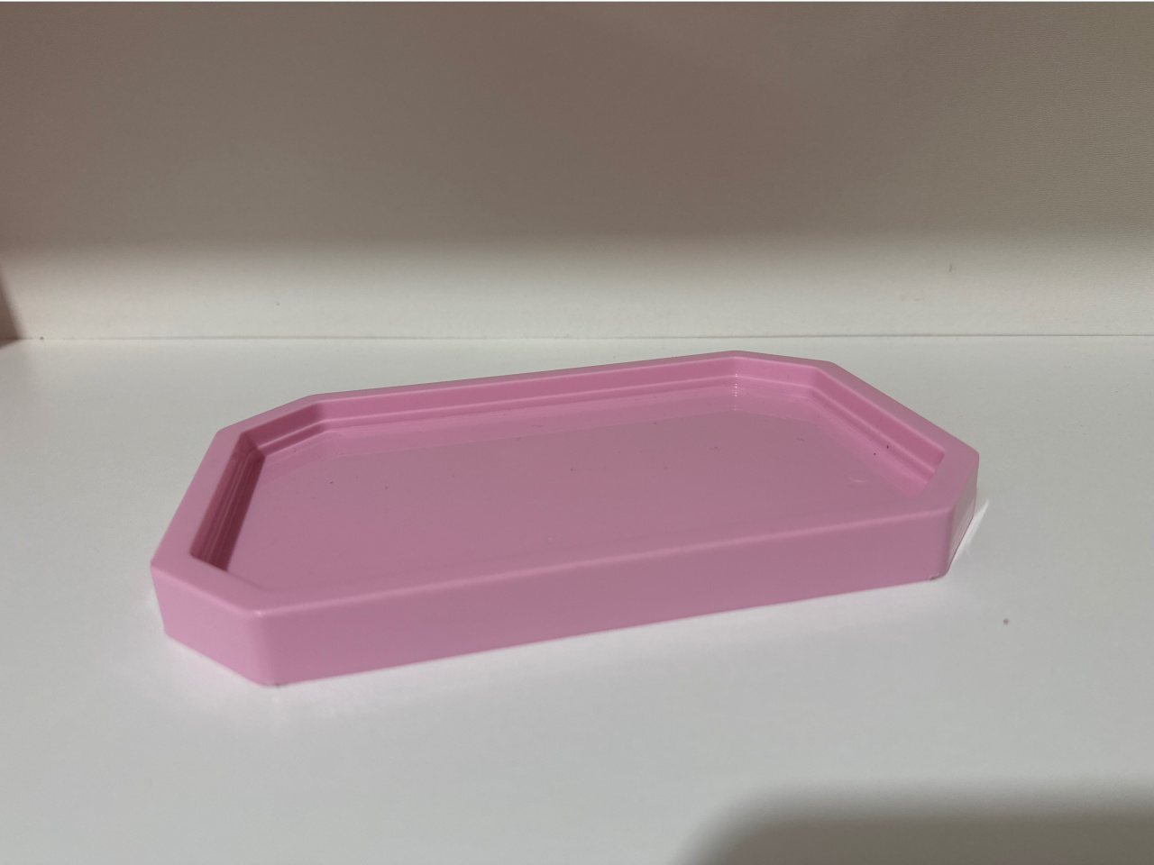 Bandeja Retangular Rosa Bebê - Mundo dos Sonhos