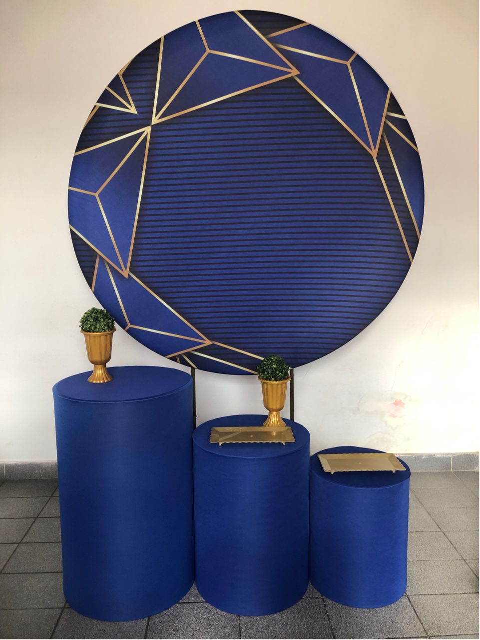 Azul Com Dourado - Mundo dos Sonhos