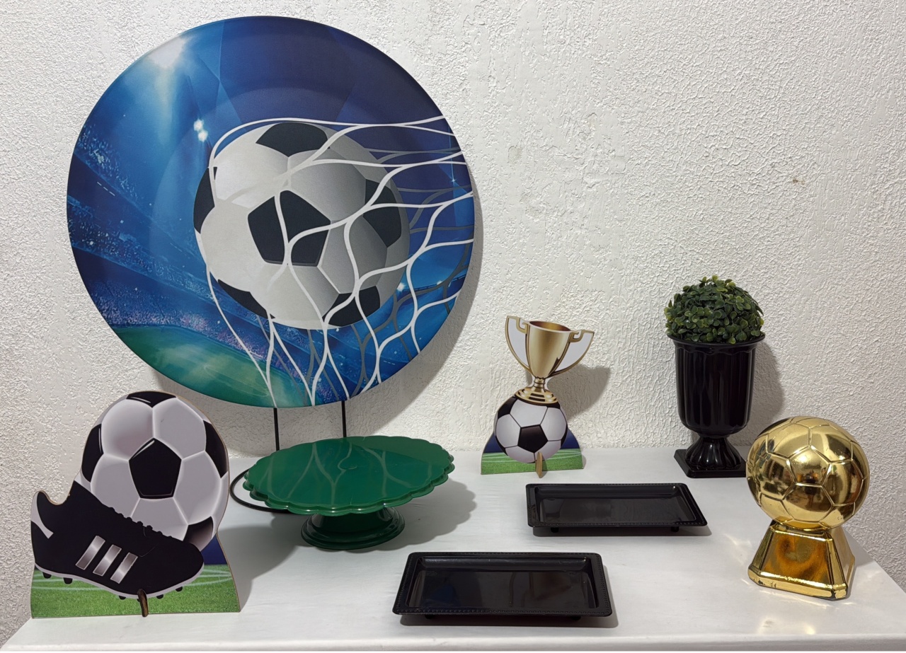 Kit de Mesa Futebol - Mundo dos Sonhos